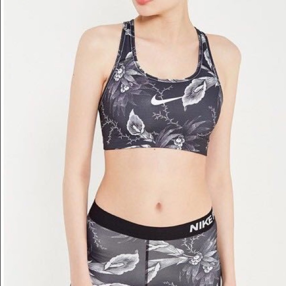 floral nike sports bra